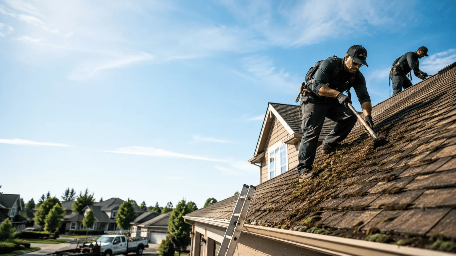 Roof Moss Removal in Bishop, TX near me